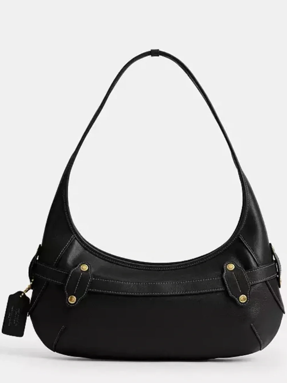 NWT Coach Belted Ergo Shoulder Bag in Black